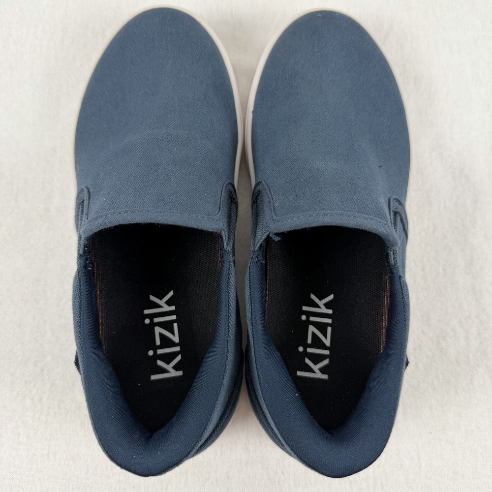 KIZIK Venice Canvas‎ Slip On Sneakers Tidepool Blue Unisex M 5/W 6.5 Comfort - Picture 5 of 10